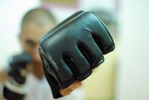 enjoyness fitness club selective focus photo of black gloves via trento